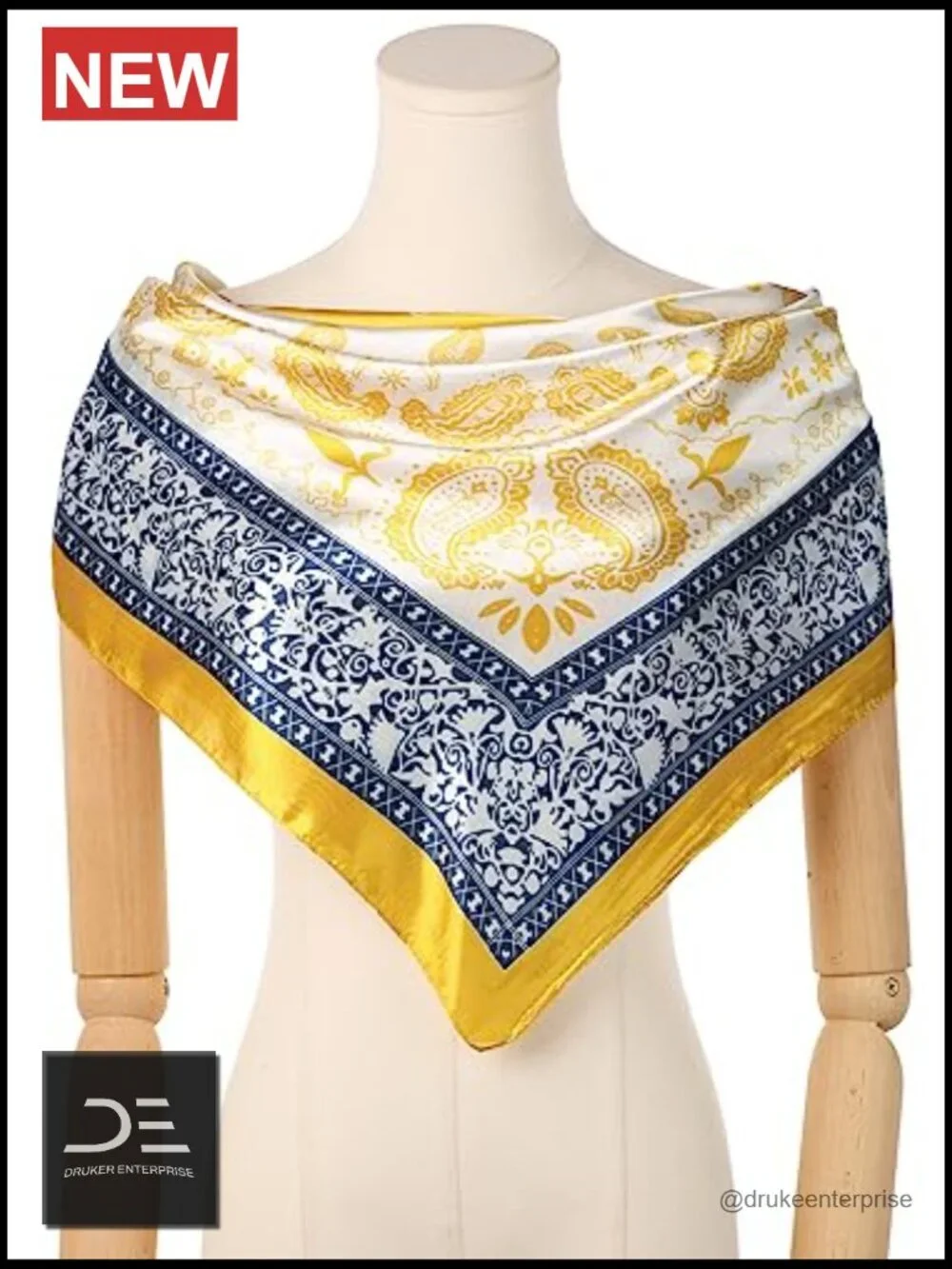 Large Satin Scarf 35